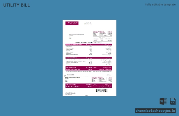 Beispielrechnung von Qatar QTEL
